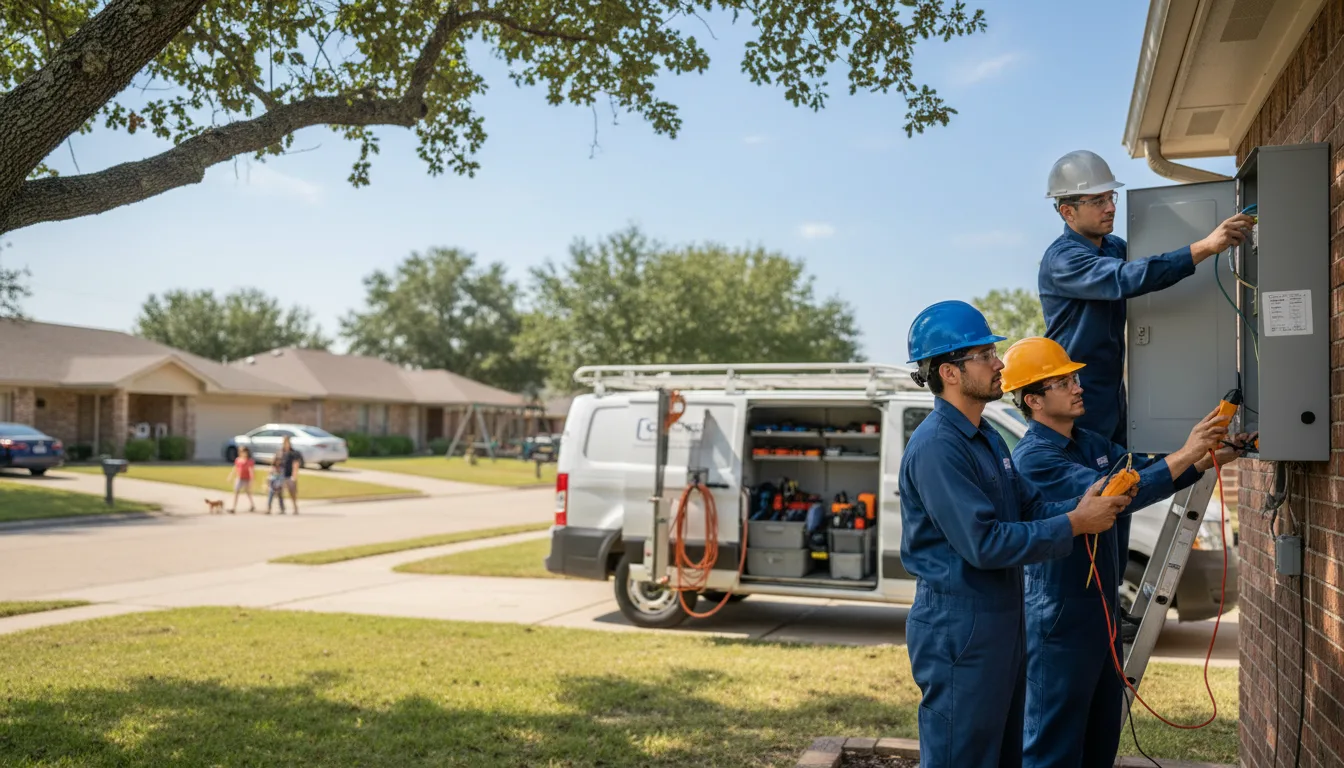 Certified electrician providing emergency electrical services in Oakwood, GA